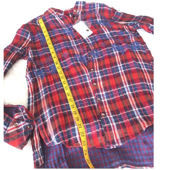 Free People Plaid Shirt - Picture 4 of 8